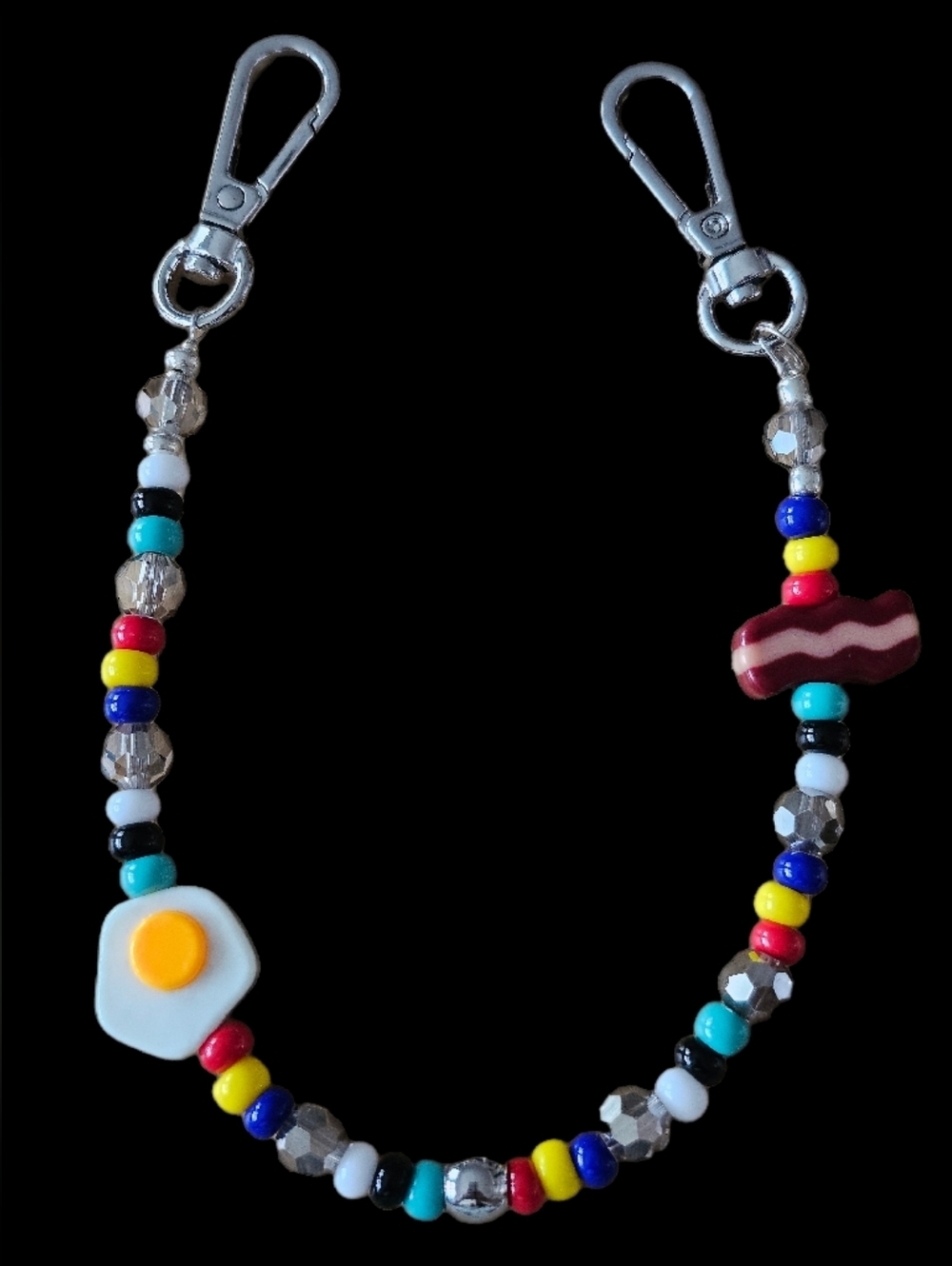 Bohemian Trinkets Brunch Lunch Mini Bag Charm/Phone Wristlet